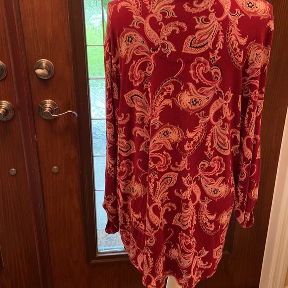 High Fifth long sleeve with scoop neck & roll up sleeve size 1 X - Picture 4 of 10